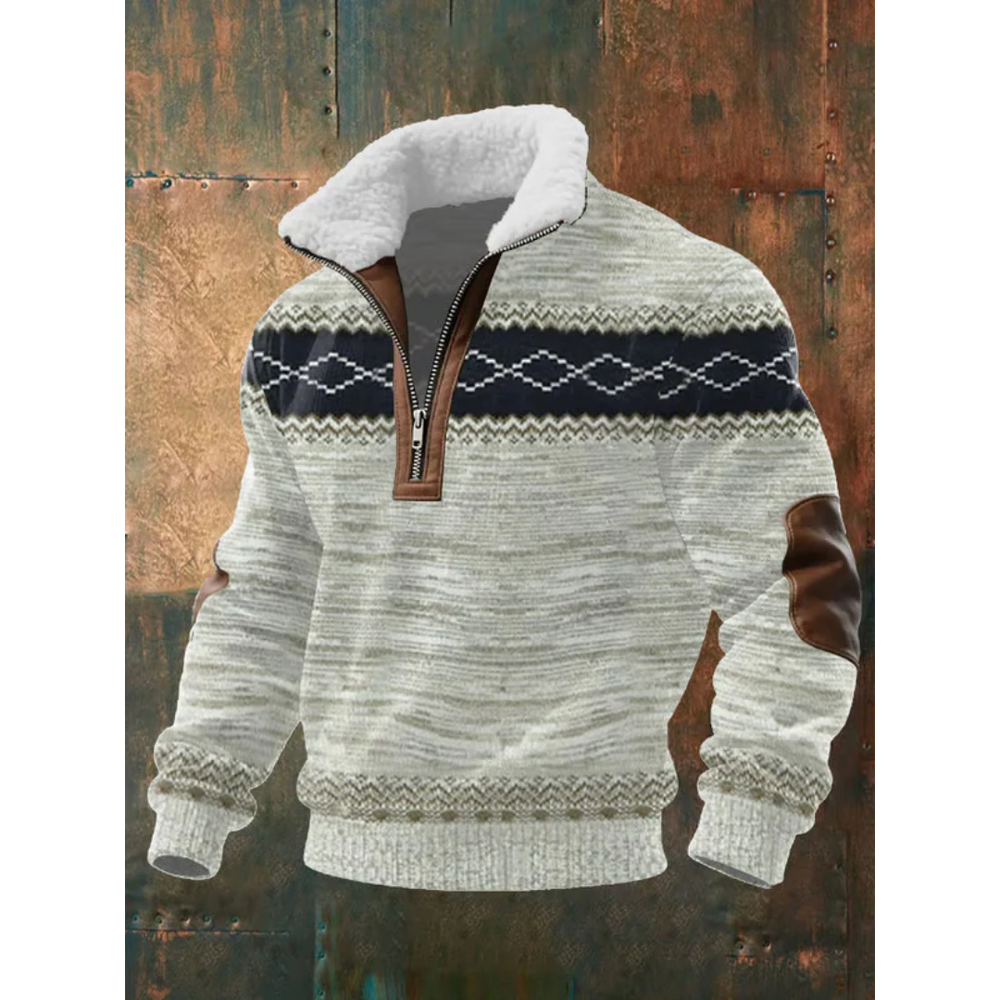 ETTIENE - MAGLIONE POLARE CON ZIP