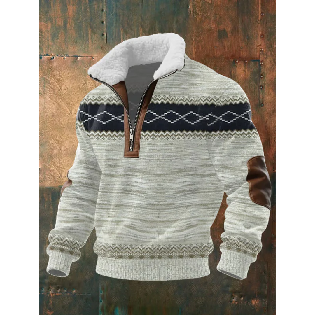 ETTIENE - MAGLIONE POLARE CON ZIP