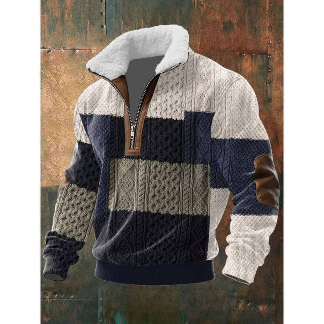 ETTIENE - MAGLIONE POLARE CON ZIP