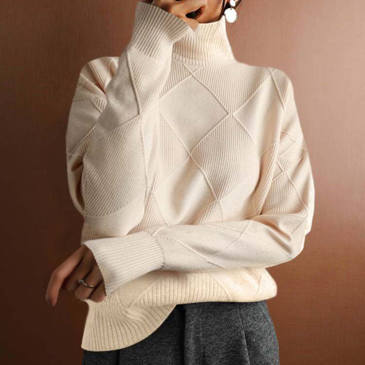 Eugenia | Maglione Invernale Oversize a Rombi
