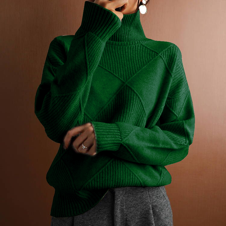 Eugenia | Maglione Invernale Oversize a Rombi