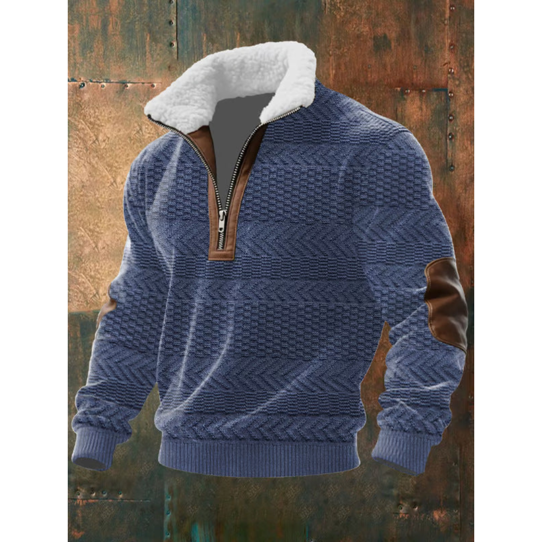 ETTIENE - MAGLIONE POLARE CON ZIP