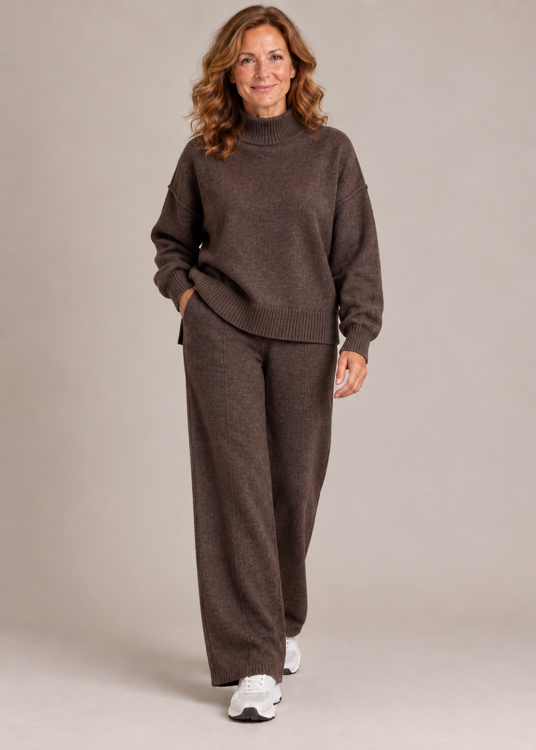 Beatrix™ | Set di Maglia a Due Pezzi con Collo Alto Morbido