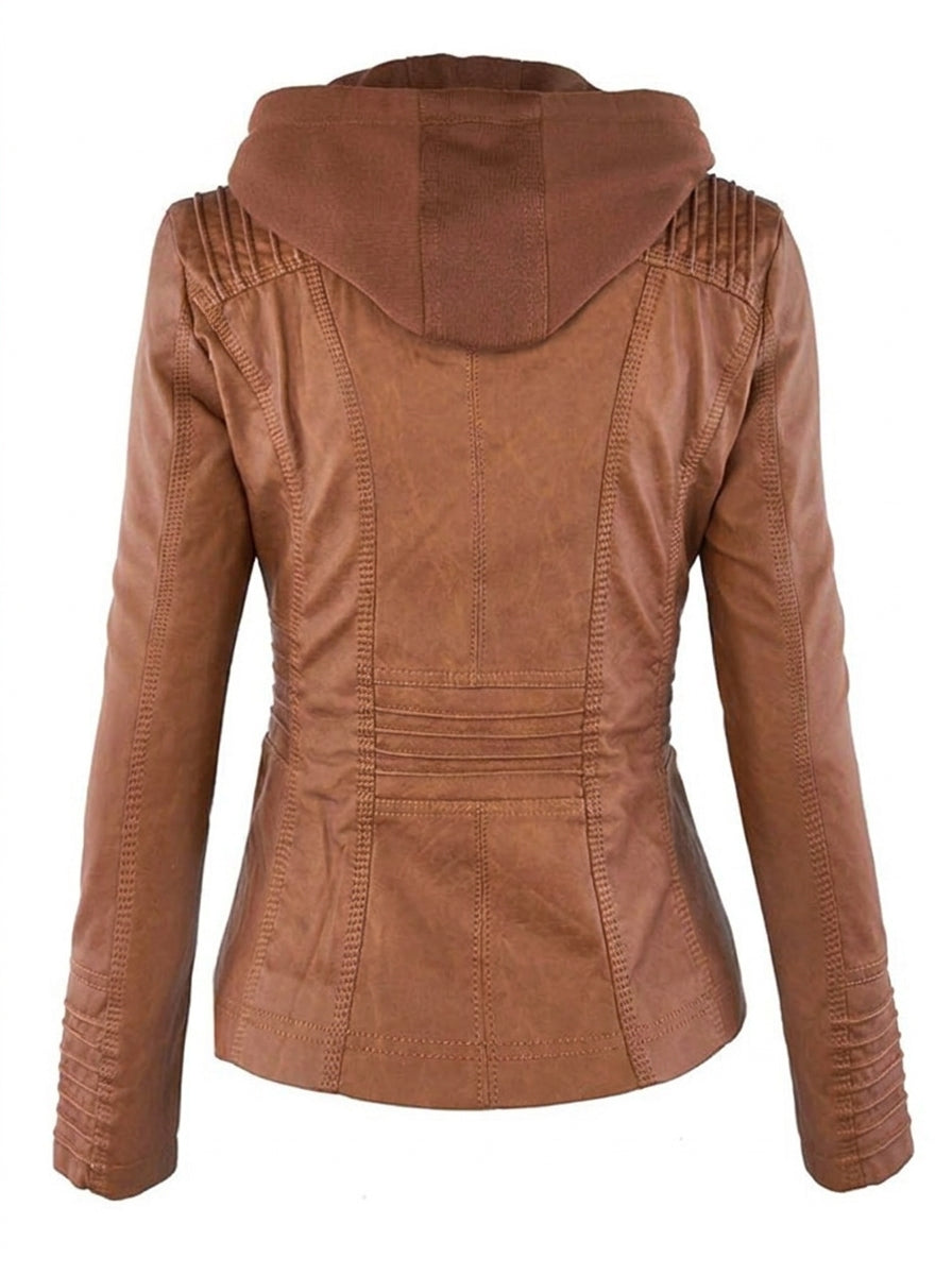 Flavia | Giacca in Pelle Robusta ed Elegante