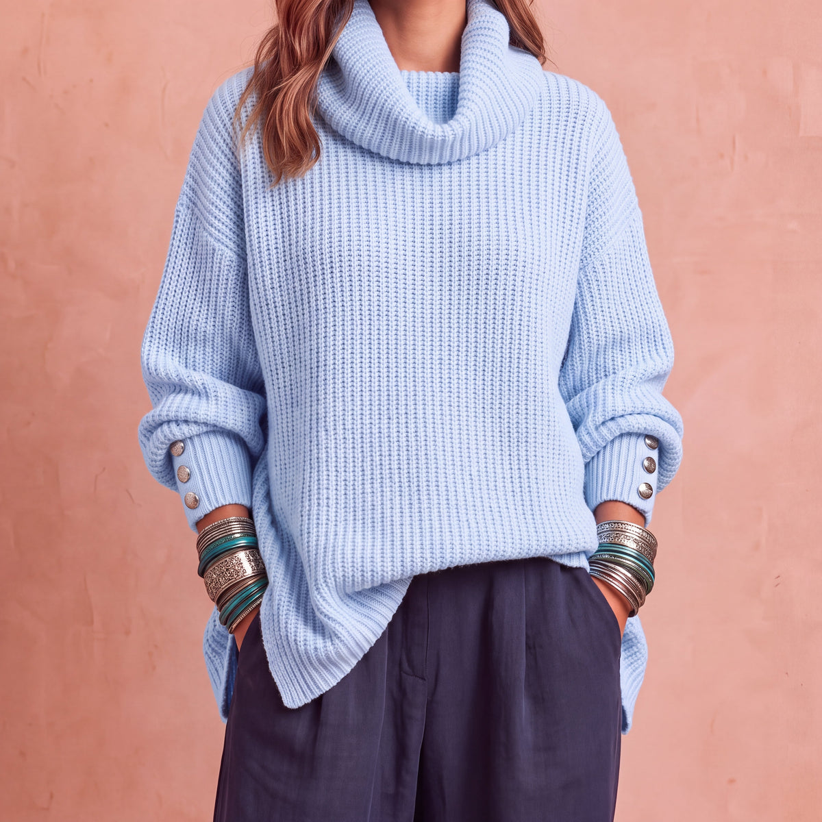 Sonia | Maglione con Collo Alto
