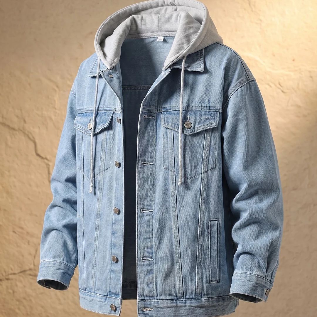 BRONX | Giacca di jeans con cappuccio