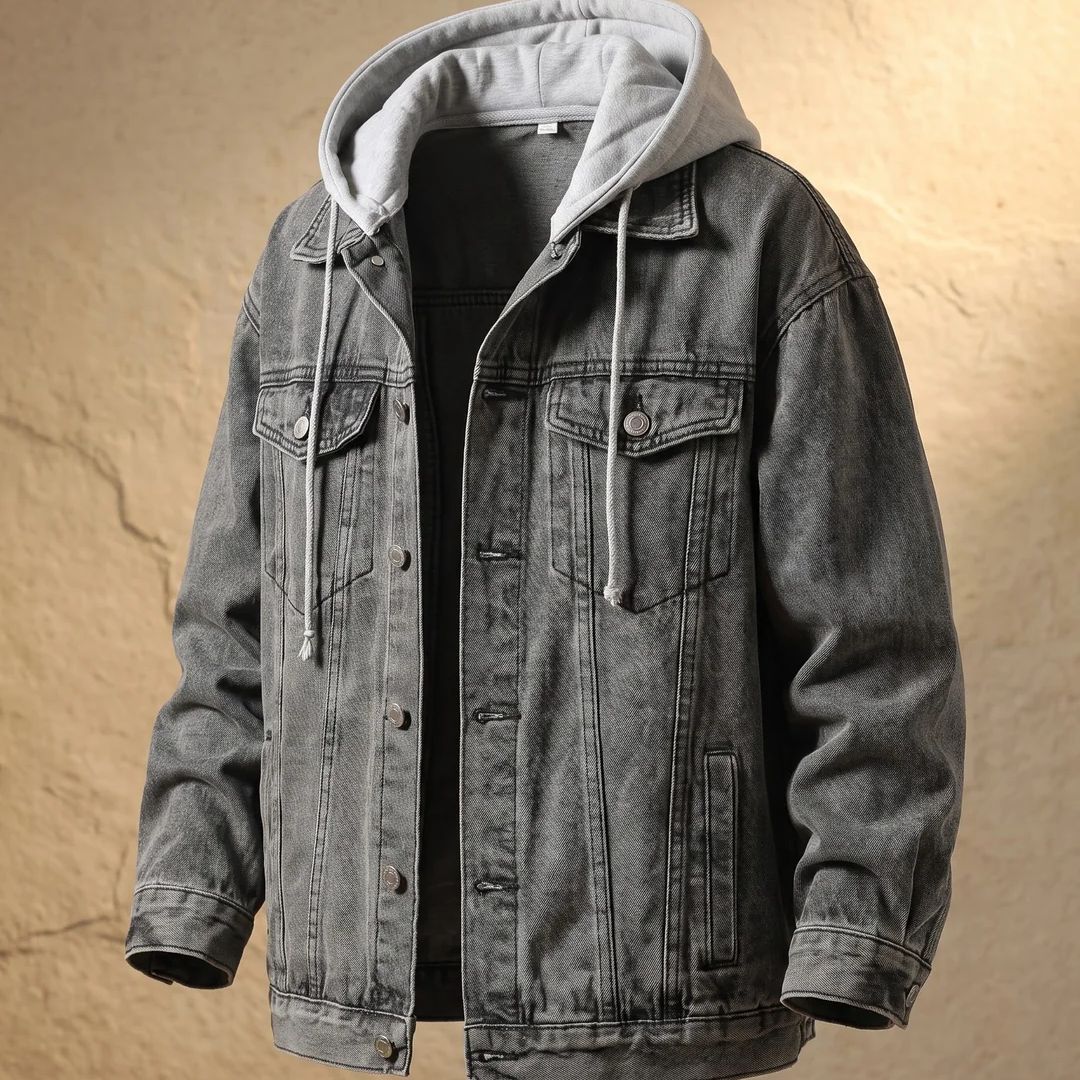 BRONX | Giacca di jeans con cappuccio