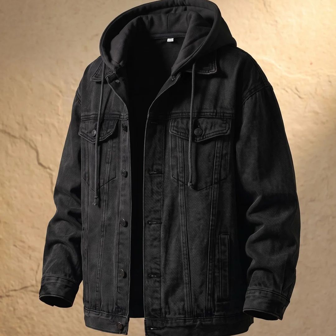 BRONX | Giacca di jeans con cappuccio