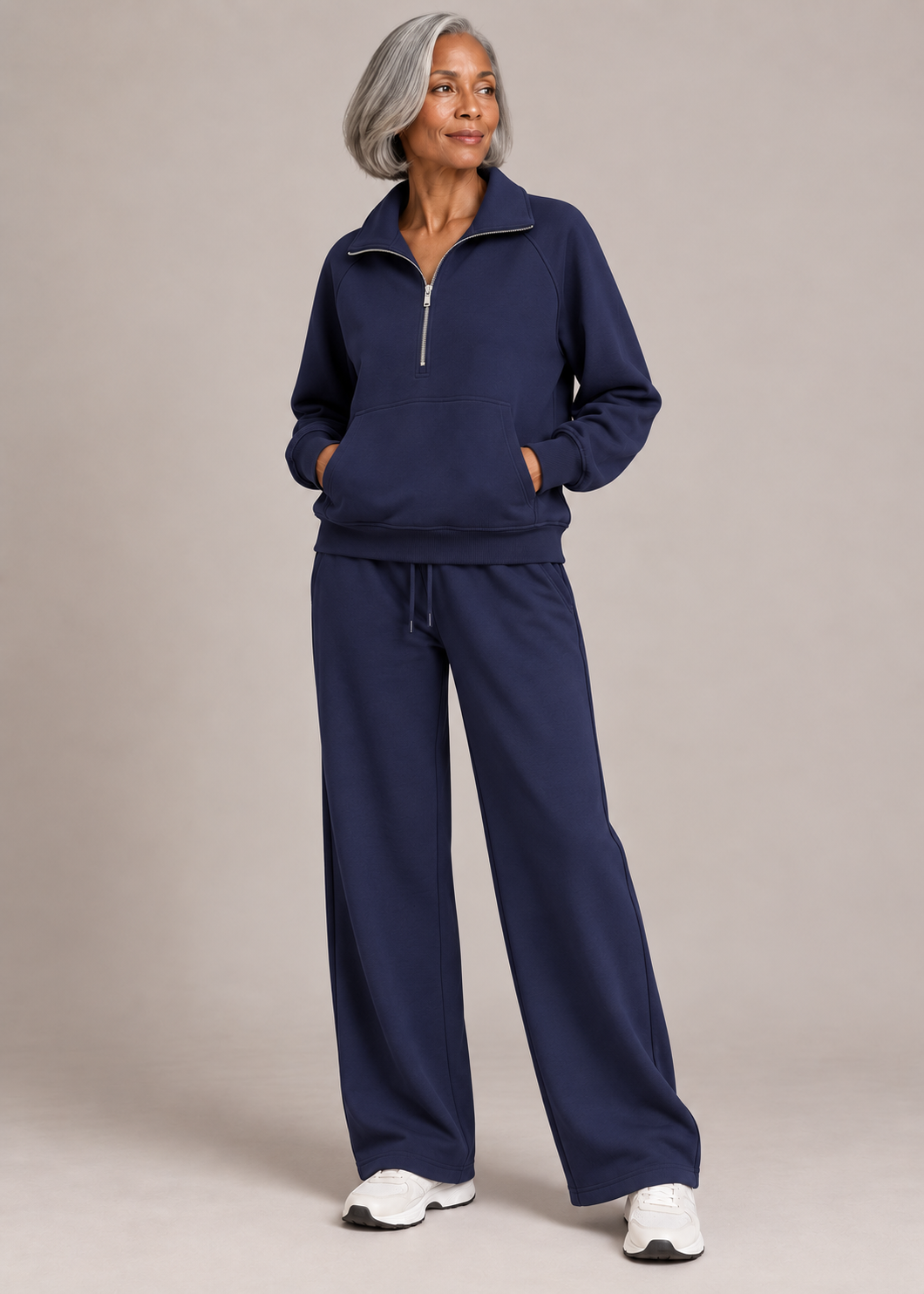 Ellie™ | Set di due pezzi con zip a metà per un look casual