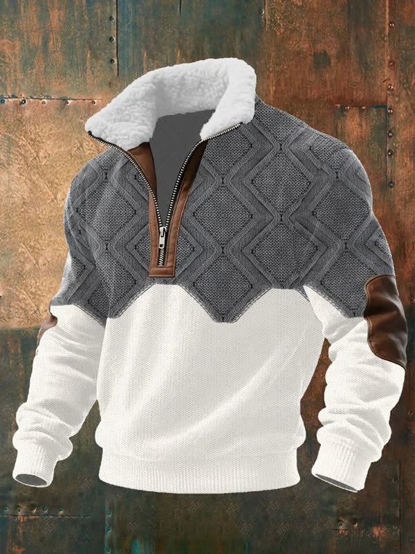 ETTIENE - MAGLIONE POLARE CON ZIP