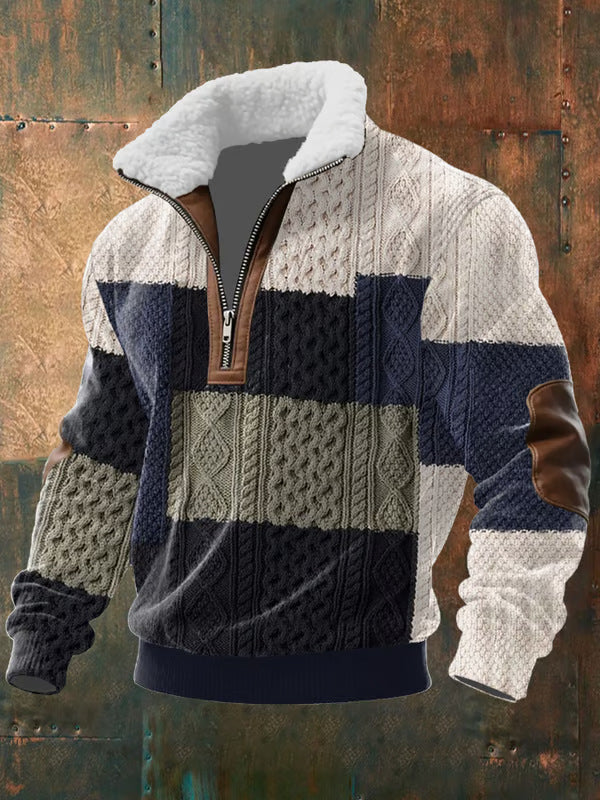 LEONE - FELPA CON ZIP E FODERA