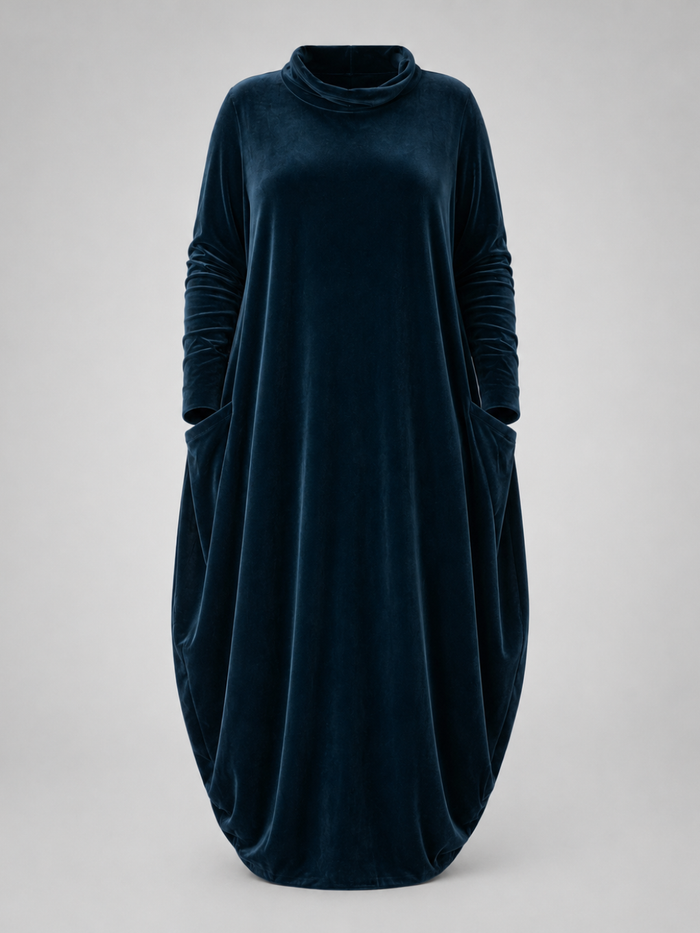 Elena | Vestito lungo in velluto