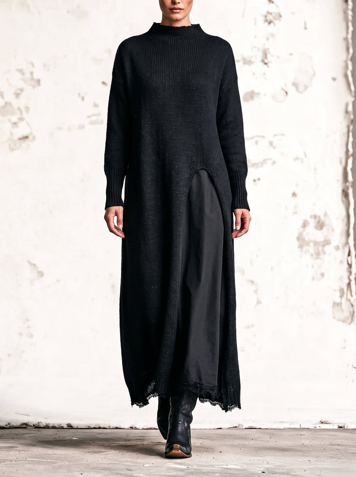 Luna | Maglione lungo abbinato a vestito