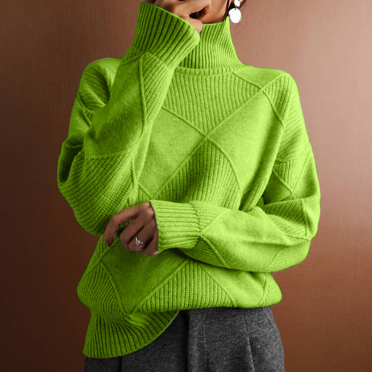 Eugenia | Maglione Invernale Oversize a Rombi