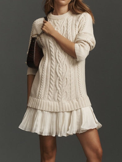 Verónica | Maglione con Motivo a Treccia