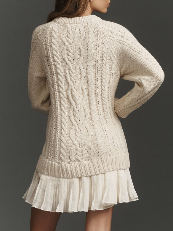 Verónica | Maglione con Motivo a Treccia