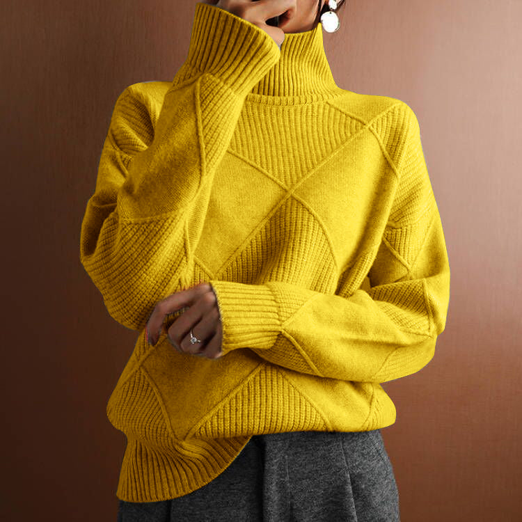 Eugenia | Maglione Invernale Oversize a Rombi