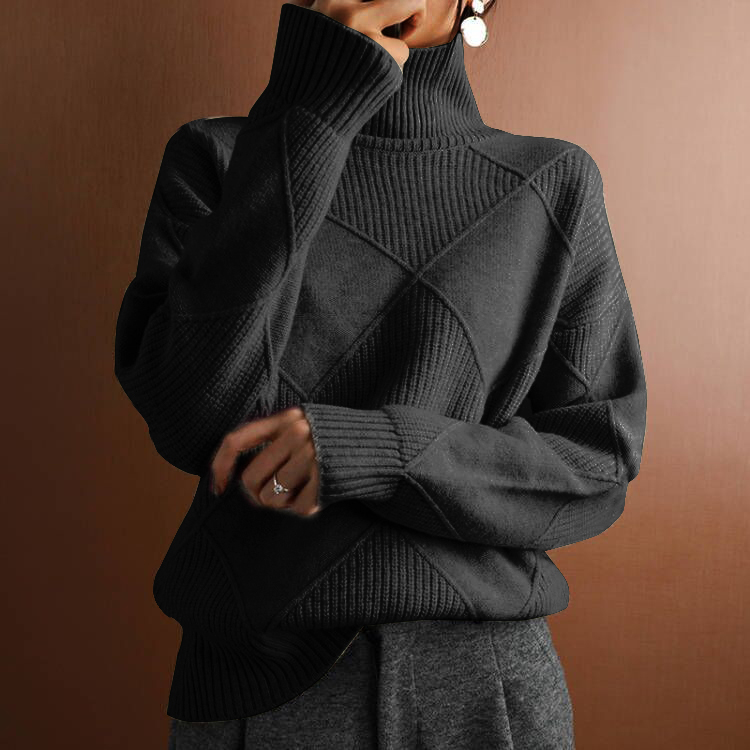 Eugenia | Maglione Invernale Oversize a Rombi