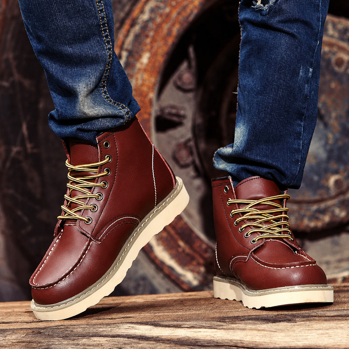 Harrison | Stivaletti stringati in stile vintage