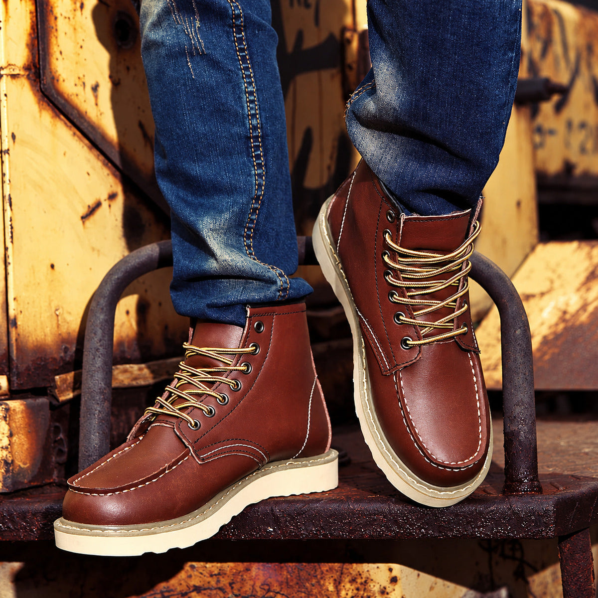 Harrison | Stivaletti stringati in stile vintage