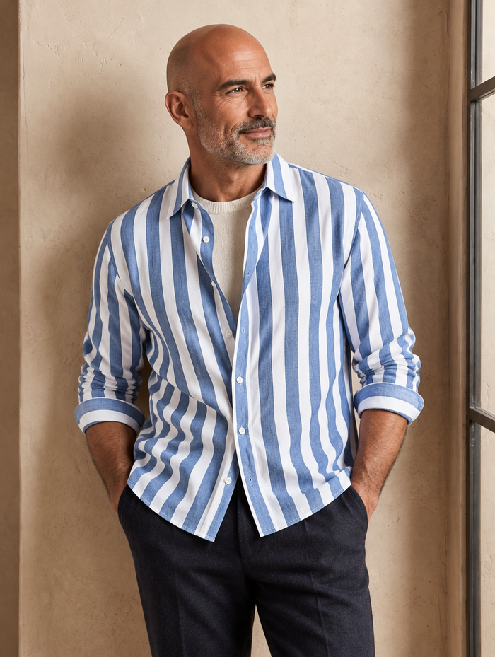 Emanuele | Camicia Righe Sartoriale