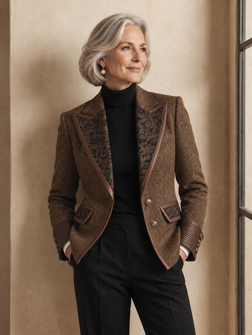 Ines | Blazer a Spina di Pesce