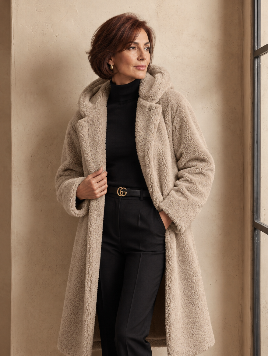 Piera | Cappotto in Lana Avvolgente