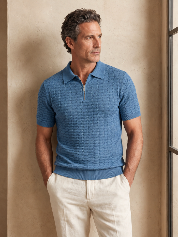 Osvaldo | Polo Zip Elegante