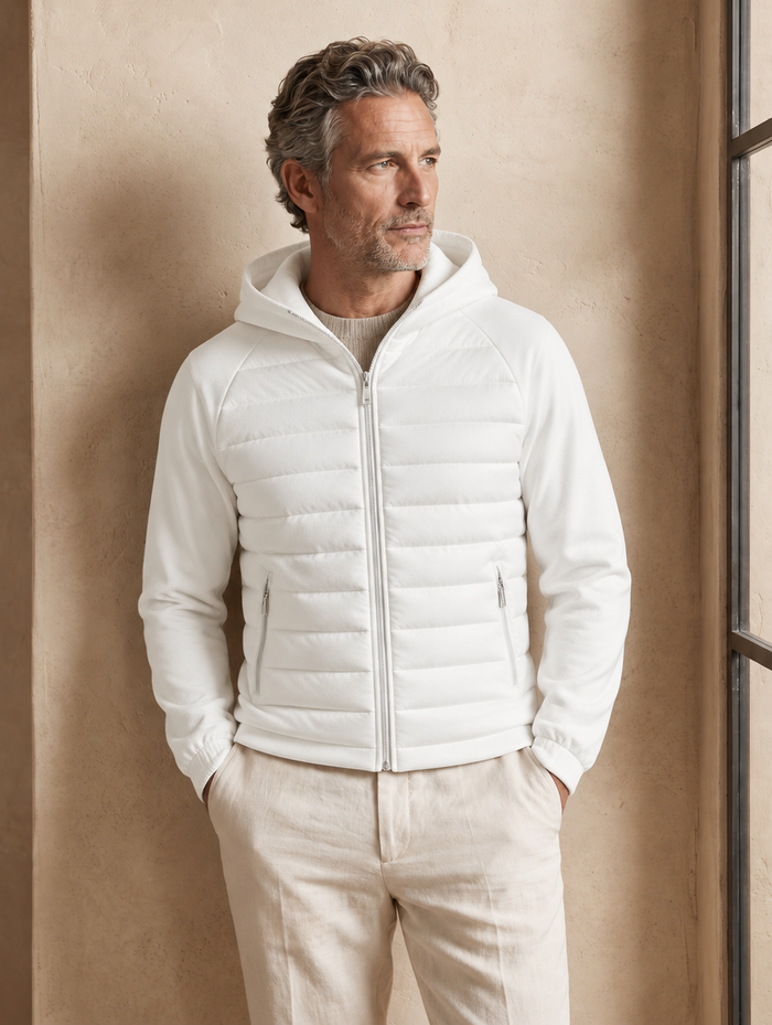 Ivano | Giacca Trapuntata in Cotone