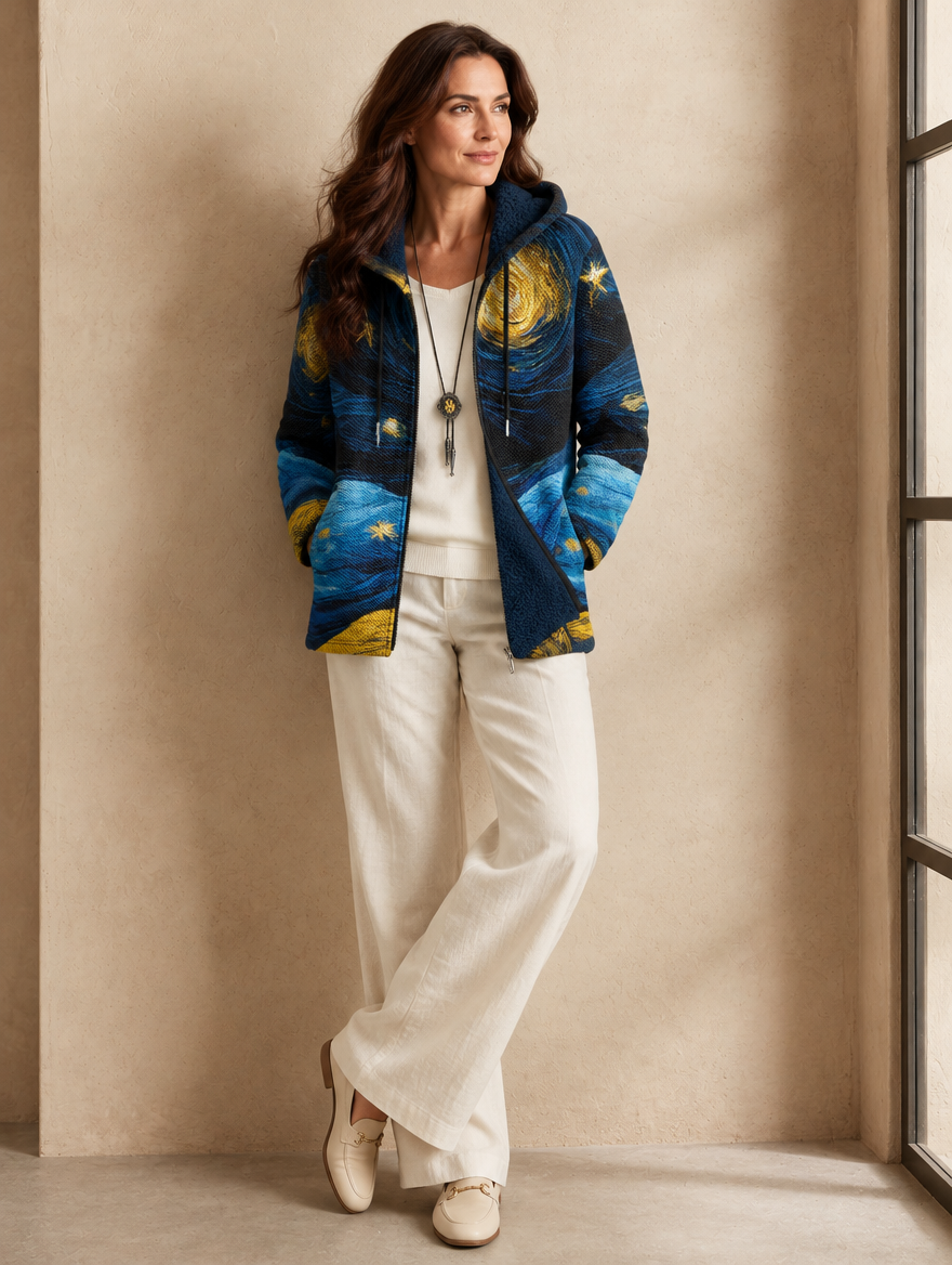 Wanda | Giacca in Maglia d'Artista