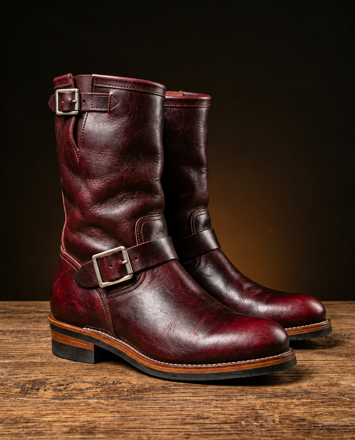 Stivali Vintage Rowan in Pelle
