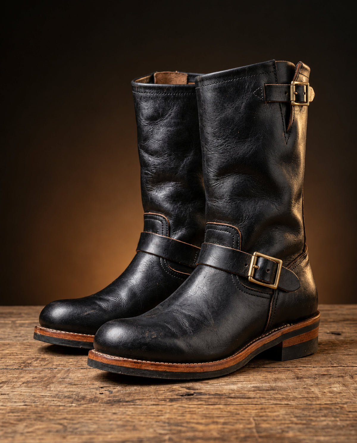 Stivali Vintage Rowan in Pelle